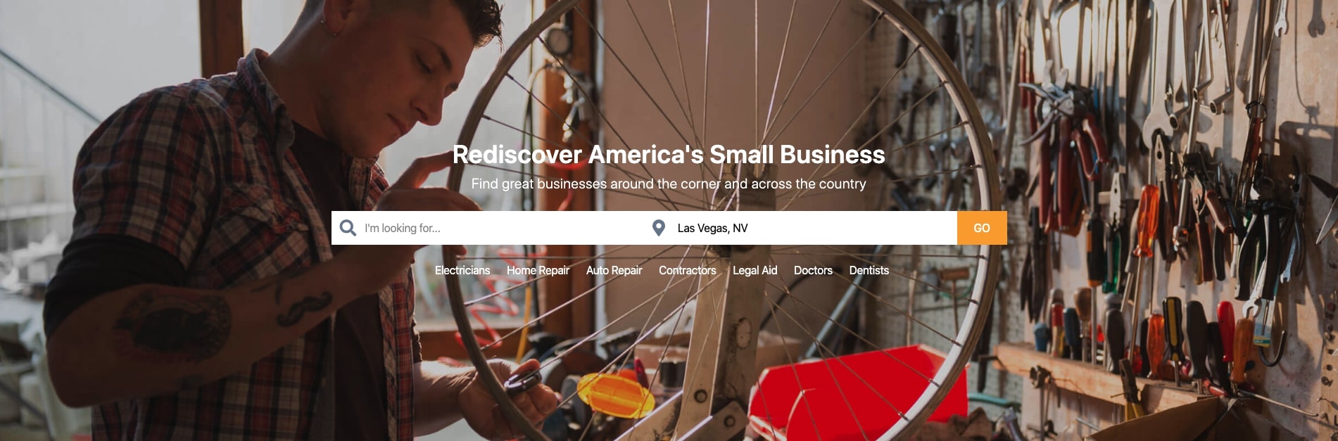 Homepage of Manta